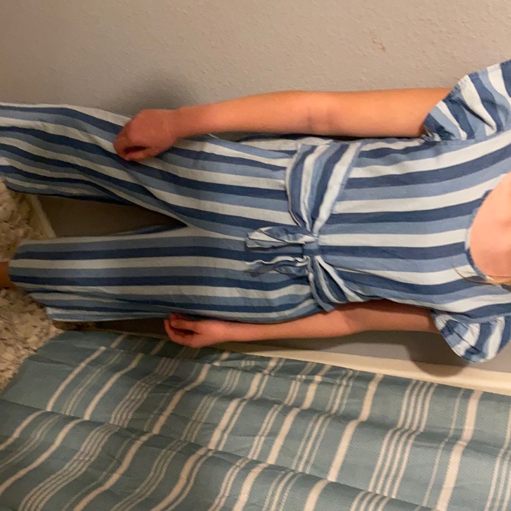 Blue jump suit 12-14